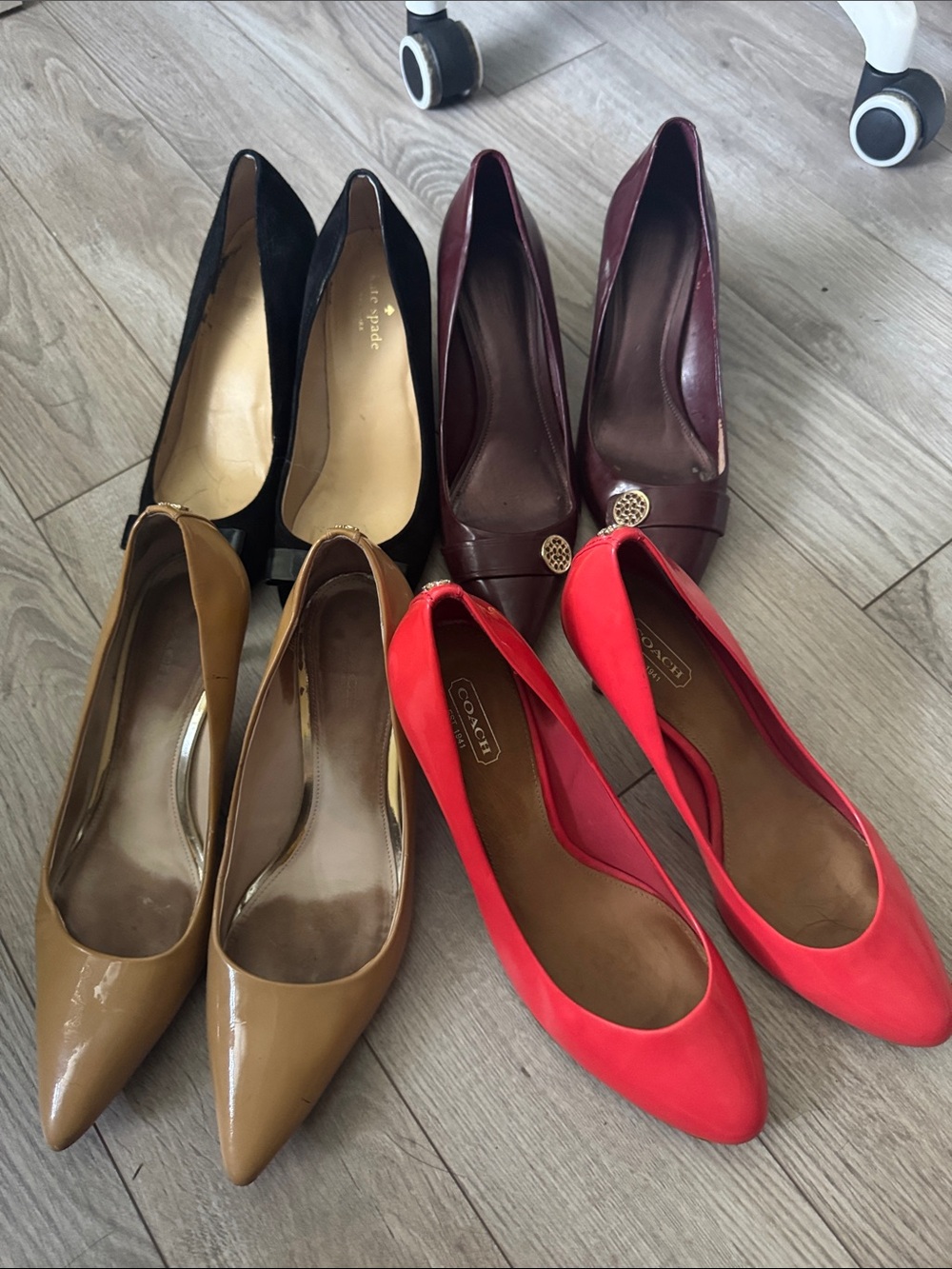 Lot of 4 pairs of designer shoes
